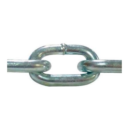 Advantage Sales & Supply Advantage Grade 30 Proof Coil Chain ZPPC312x92 - 5/16" Dia. - 1900 Lb. Cap. - 92' Pail - Bright Zinc ZPPC312x92